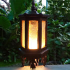 Pole Wall Lamp Light Teak Wooden, Spa And Resort Natural Decor Thai Handmade