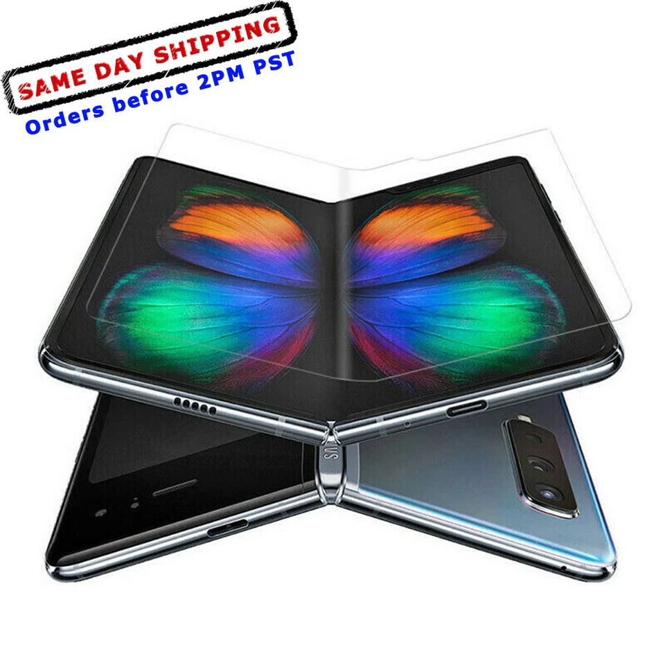 High Definition PET Soft Screen Protector For Samsung Galaxy Fold 5G/SM-F900U - Image 1 of 1