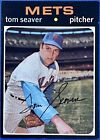 1971 Topps Vintage Baseball Card, Tom Seaver, New York Mets #160 HOFer