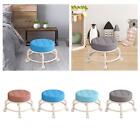Low Roller Seat PU Leather Seat Padded Small Lightweight Round Easy to Move