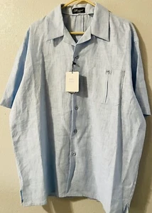 #0093 Herren Successo UOMO 100% Leinen himmelblau Gr. XL Komplettset - Bild 1 von 11