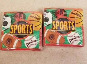 Sports Beverage Napkins 2 Packs  SEALED - Picture 1 of 9