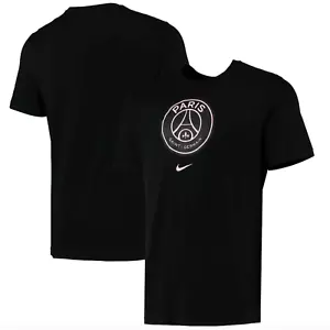 T-shirt stemma Paris Saint-Germain - nera - Foto 1 di 1