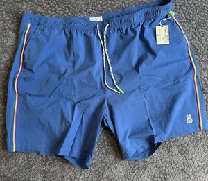 Psycho Bunny Men's Blue Swim Trunks Shorts Big Tall 4XL MSRP$140 RUSHUP NWT - Imagen 1 de 10