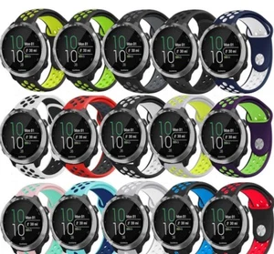 Correa de muñeca de repuesto de silicona para fitness Garmin Forerunner 245 20 mm - Imagen 1 de 29