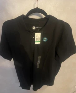 Men's Aeropostale Dark Black Polo Size L - Picture 1 of 5