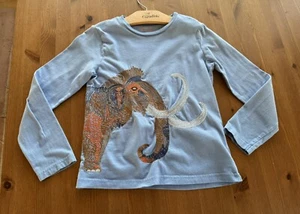 Mini Boden Girls 8/9Y Elephant Superstitch Embroidered Top - Picture 1 of 8