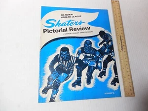 Vintage National Roller league Skaters Pictorial Review Derby  1971 Souvenir - Picture 1 of 14