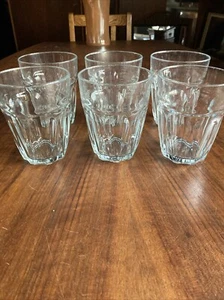 Vintage Bormioli Rocco 6x Rock Bar Lounge Water Glasses Whisky Tumblers 330ml - Picture 1 of 20