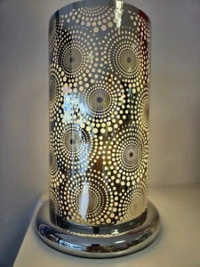 Formano LED Touch Lampe 3 Stufen Dimmbar Tischlampe silber 38 cm - Bild 1 von 4