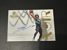 2022-23 Panini Noir Basketball Shaedon Sharpe Shadow Signatures Auto 10/25