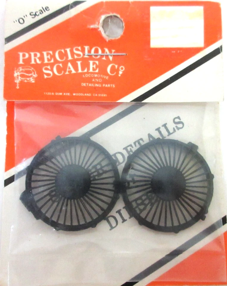 O SCALE PRECISION SCALE CO.  PLASTIC INTAKE FAN COVER - Image 1 of 1