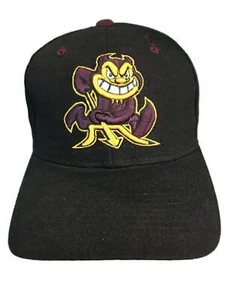 NCAA Arizona State Sun Devils Youth Zephyr Sombrero/Gorra Negro Talla 6-7/8 Nuevo con etiquetas - Imagen 1 de 8