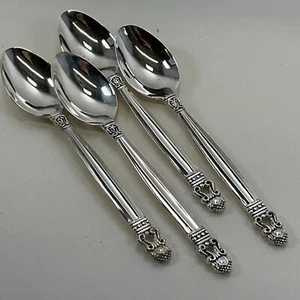 Godinger Olde Copenhagen Silver Plate Silverplate Teaspoon - Set of 4 - Picture 1 of 5