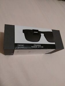 Bose Frames Tenor Rectangular Bluetooth Audio Sunglasses - Black,New, Sealed 