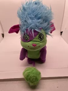 Netflix Popples Cuddly Yikes 9” Plush Stuffed Spin Master 2015 Purple & Green - Picture 1 of 2