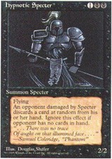 1x Hypnotic Specter HP, English MTG Fourth Edition