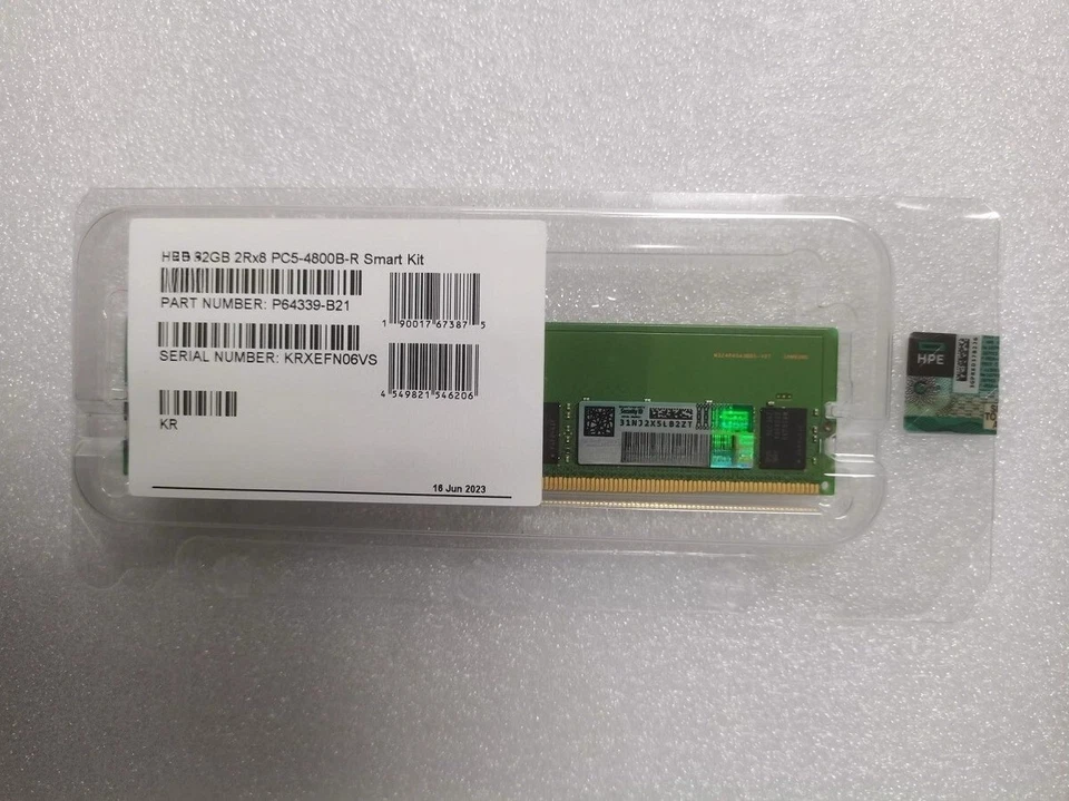 Compatible P64339-B21 P64341-0A1 HPE 32GB2Rx8 DDR5 PC5-4800 UDIMM Gen11 Memory - Image 1 of 1
