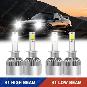 Para Acura RSX 2002-2004 - 4x H1 LED Faros Bombillas Combo Luz Alta Baja 6000K - Imagen 1 de 14