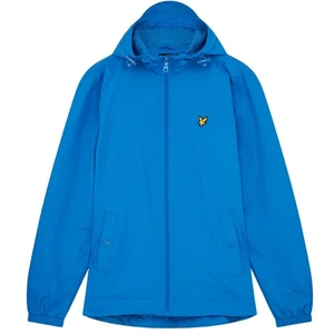 Chaqueta corta ligera con capucha azul brillante marca Lyle & Scott - Imagen 1 de 4