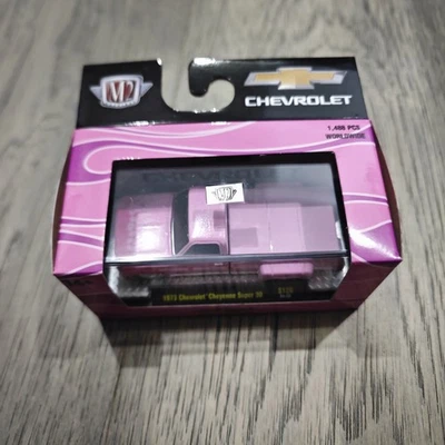 M2 machines Auto Club Box 17 M2 Machines 1973 Chevrolet cheyenne Super 30 pink - Image 1 of 4