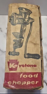 Keystone #10 Vintage Lebensmittel Fleischwolf mit 3 Klingen und Handkurbel - Bild 1 von 10