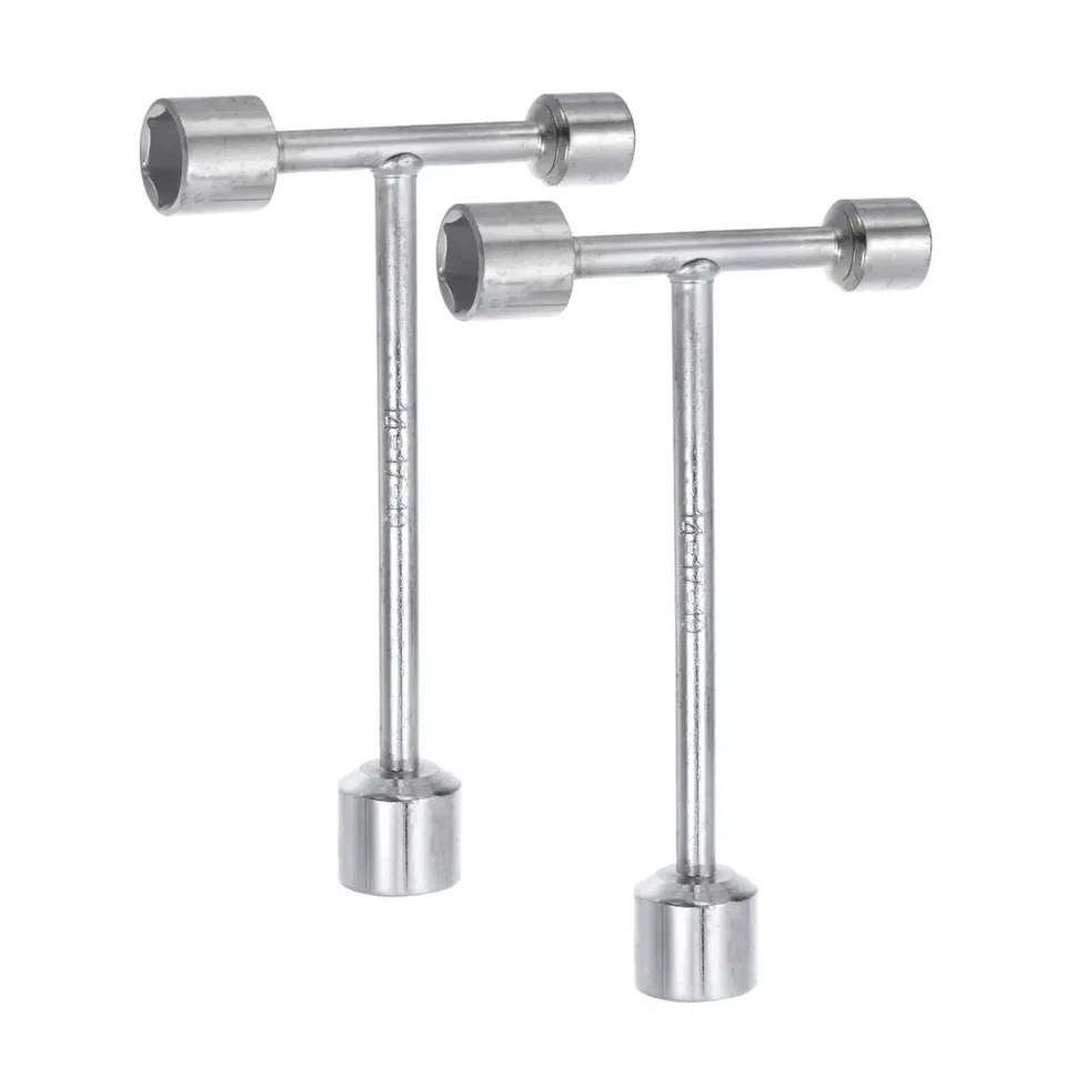 Versatile 3-Way T Handle Wrench 14mm 17mm 19mm for Bicycles & Automobiles - Image 1 of 4