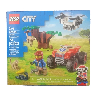 LEGO City 60300 Wildlife Rescue ATV Bricks Toy Fig Monkey Scorpion Tree RETIRED - Image 1 of 4