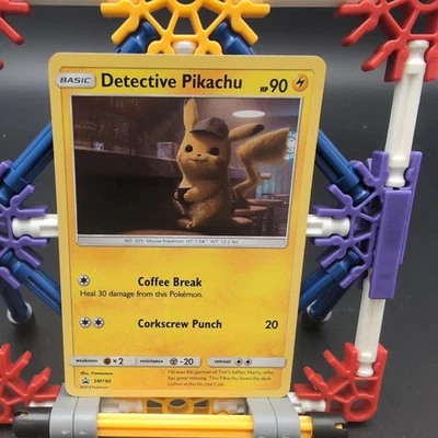Pokemon TCG Detective Pikachu SM Movie Promos SM190 Black Star Promo Holo Card 2 - Image 1 of 4