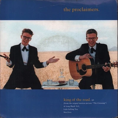 Proclaimers King of the Road 7" vinyl UK Chrysalis 1990 ep silver injection - Image 1 of 3