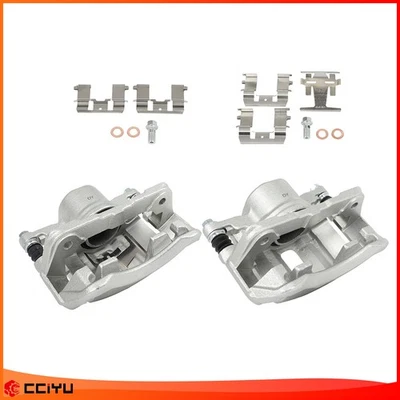 Front Disc Brake Calipers w/ Bracket Left Right For 1995-1998 Honda Odyssey - Image 1 of 4