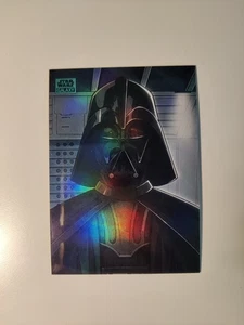 2024 Topps Chrome Star Wars Galaxy Darth Vader #AS-4 Aqua Refractor /199 - Bild 1 von 2