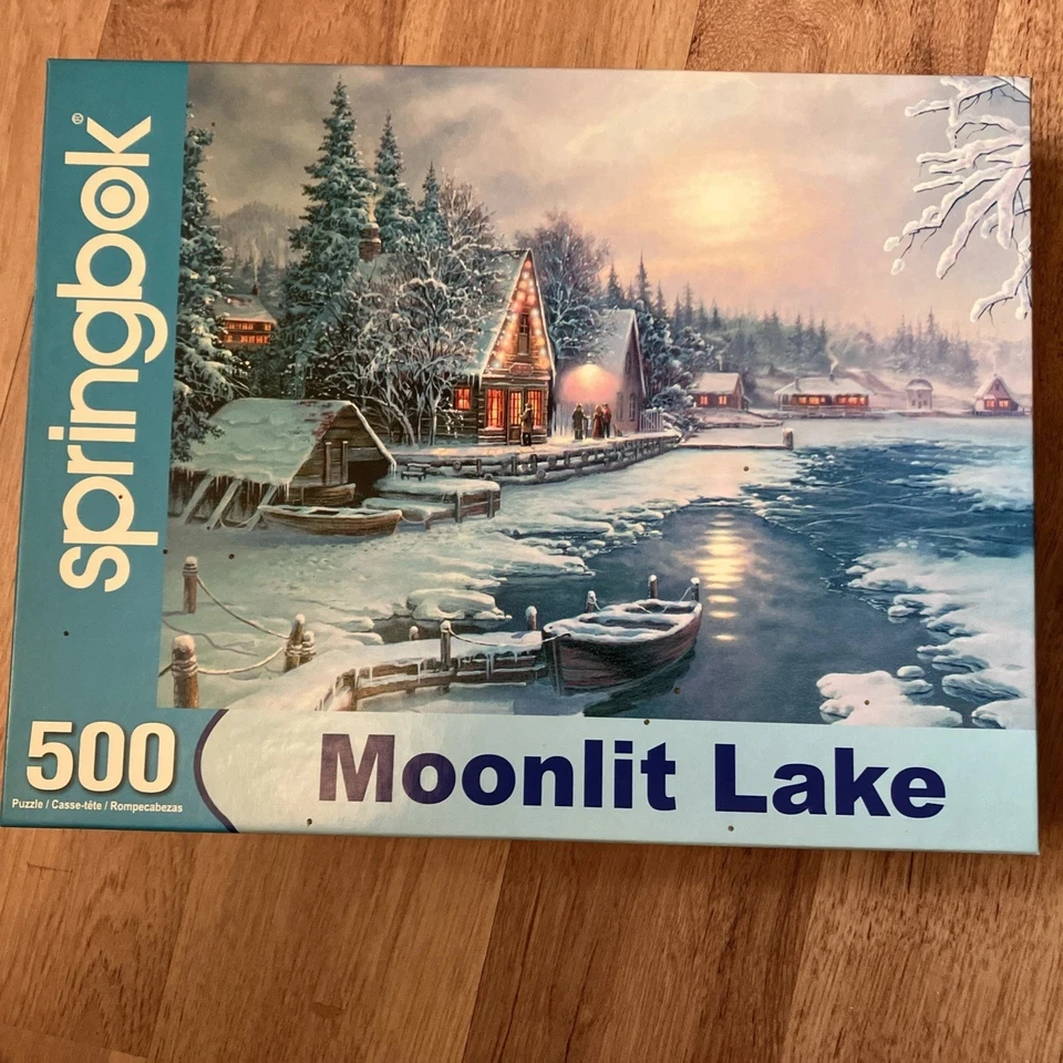 Springbok 500 件拼图称为月光湖 2014 — 第 1/4 张图片