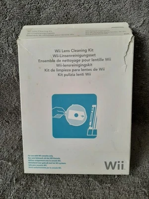 Kit de limpieza de lentes Nintendo Wii Almohadillas de limpieza Disco Manual - Imagen 1 de 4