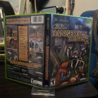 Cabela's Dangerous Hunts 2 BL Activision Microsoft Xbox EX+NM cond COMPLETE! - Image 1 of 4