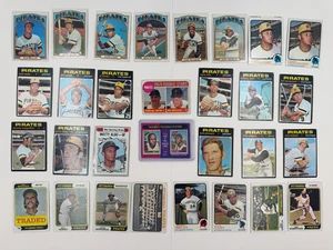 1970-1976 Topps Pittsburgh Pirates 30 Card Lot Matty Alou Dock Ellis Al Oliver - Picture 1 of 12