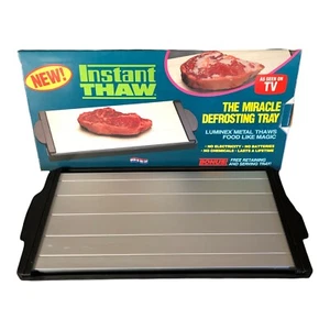 Vintage Instant Thaw Defrosting Food With Tray 1995 The Media Group With Box - Picture 1 of 4
