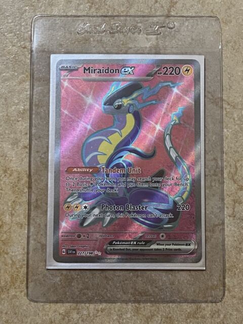 Pokemon - Miraidon ex 227/198 - Escarlata y violeta - Ultra Raro - Holo  Full Art