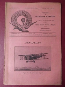 CONQUETE AIR 1920 24 ROM TOKYO FERRARIN MASIERO SNETA LE PRIEUR ANSALDO A-300C - Bild 1 von 9