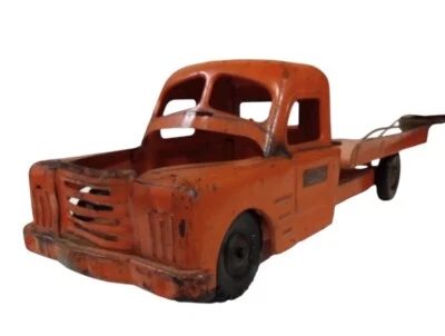 Structo Flatbed Tow Truck Toy Vintage Collectible Automotive Pressed Steel - Image 1 of 3