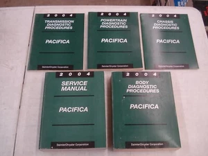 2004 CHRYSLER PACIFICA SHOP MANUAL SET SERVICE BOOKS REPAIR ORIGINAL OEM - Picture 1 of 2