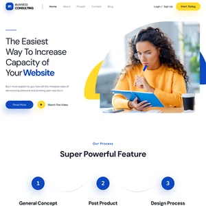 Digital Consulting Website Design with Free VPS Web Hosting and Installation - Picture 1 of 9