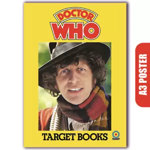Doctor Who: Tom Baker - Target Books (Reproduction A3 Poster) - Foto 1 di 3
