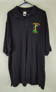Iron Mike Webster Golf Classic Pittsburgh Steelers UW Badgers Vtg Polo Shirt 2XL - Picture 1 of 7