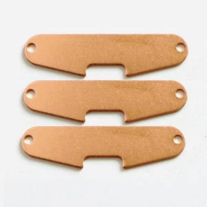 3 piezas pastillas de bobina individual para guitarra de acero placas base aptas para Fender Stratocaster - Imagen 1 de 12