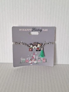 Disney Parks My Happy Holiday Place Mickey und Minnie Weihnachtsarmband - Bild 1 von 4