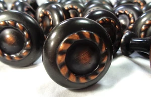 Lot 37 Cabinet Knobs AMEROCK Inspirations Rope BP1585 ORB Oil Rubbed Bronze Used - Picture 1 of 14