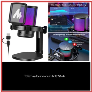MAONO Gaming Mikrofon PC - Streaming, Podcast, PS5/4 & RGB - Bild 1 von 9