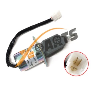 Fuel stop solenoid For Yanmar 119807-77800 SA-3840-T 4TNE98 1753ES-12A3UC5B1S1 - Picture 1 of 9