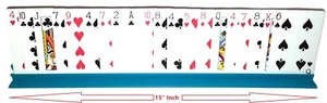 Playing Card Holders Games Canasta Samba 15" Inch 4 pcs Racks, Hands Free Trays - Picture 1 of 9